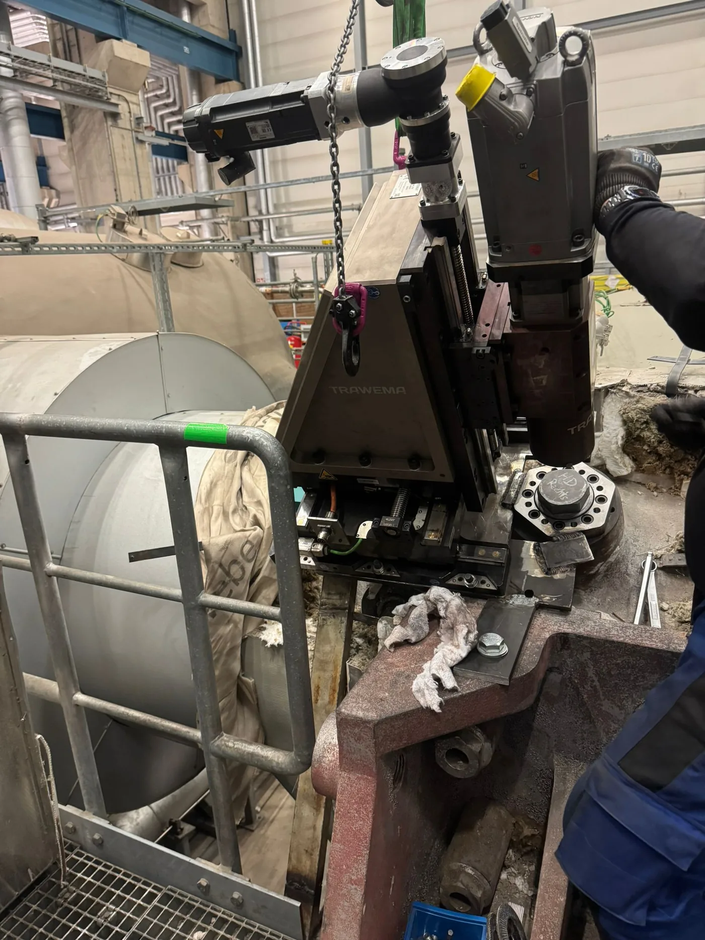 Notfall-CNC-Einsatz: Helicoil-Gewinde M107,8×6 an P92-Turbinenbauteil repariert — Bild 3