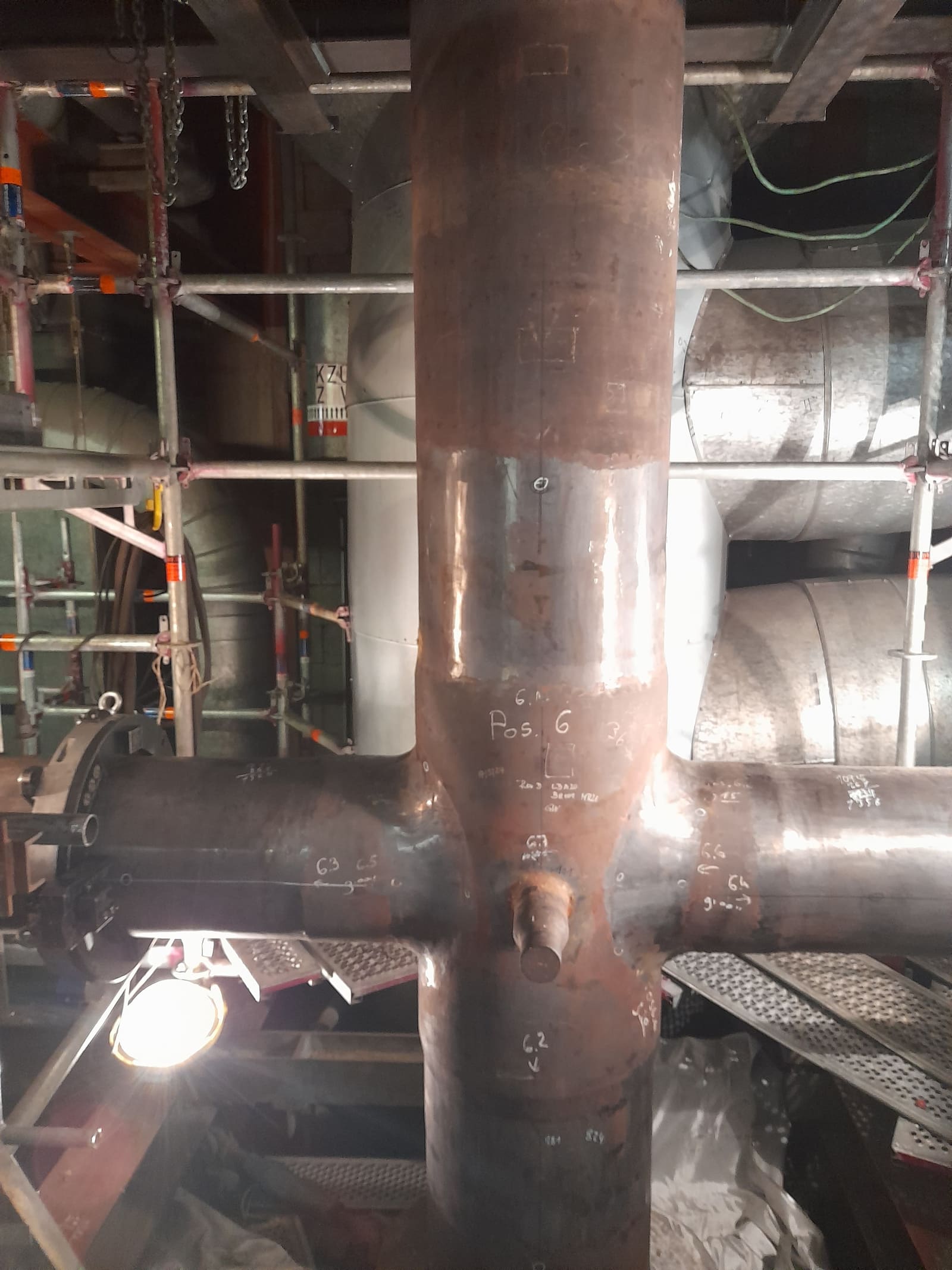 Rarity in piping: X20 cross-piece — cutting and bevelling 521 × 61.5 mm — Bild 2