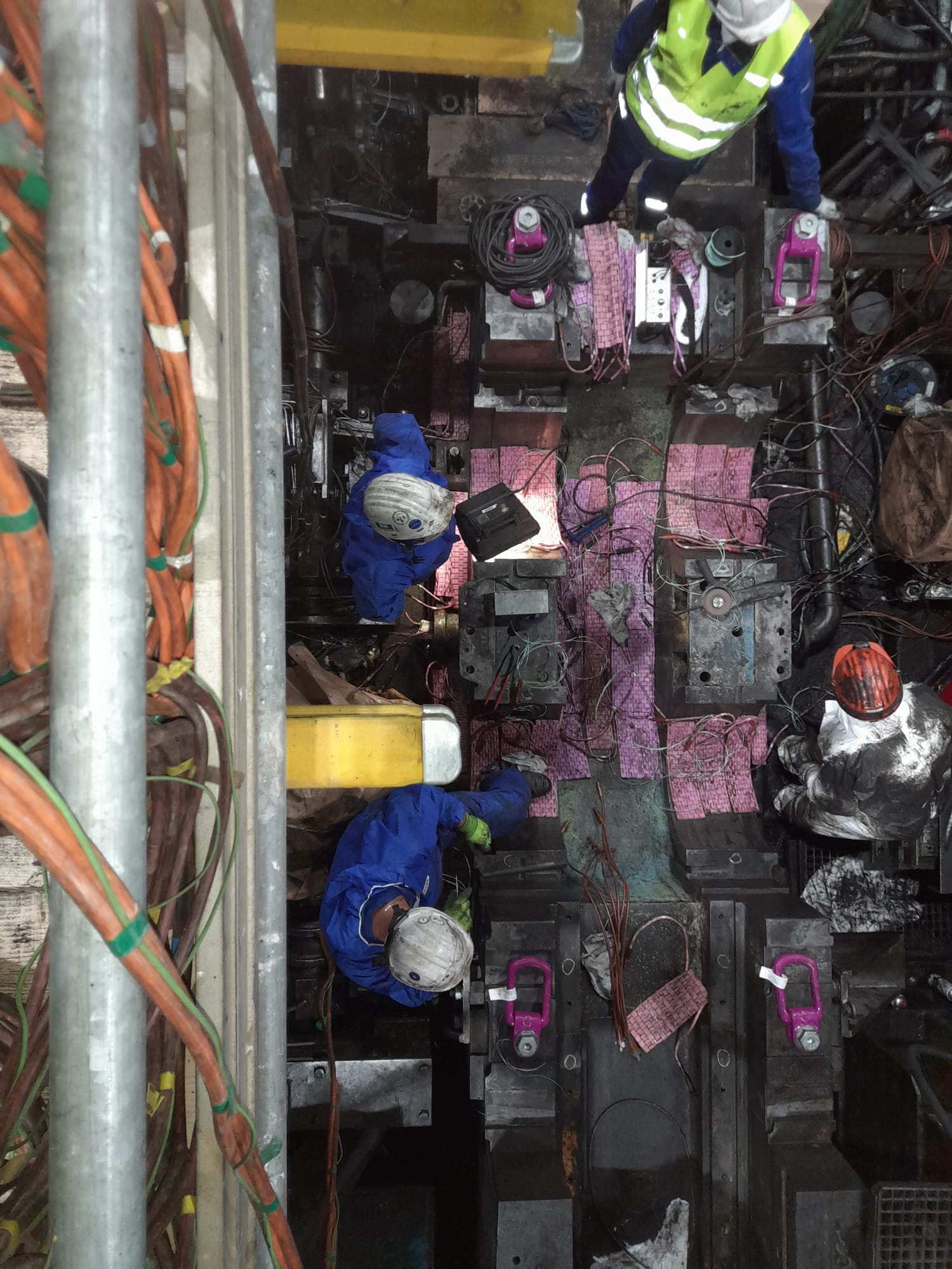 Traitement thermique hors norme : dégagement d'un palier pignon par chauffage contrôlé en aciérie — Bild 3